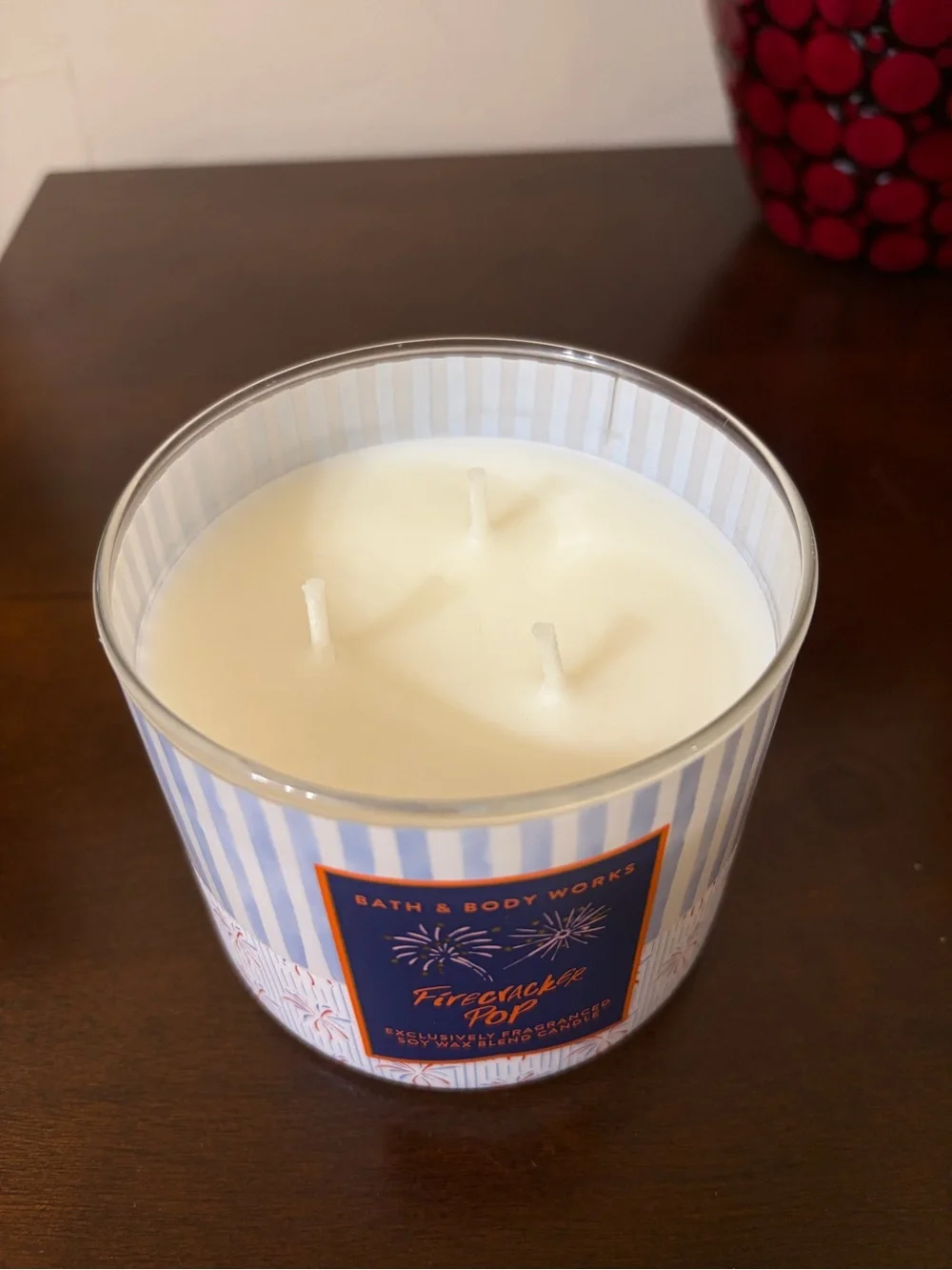 Bath & Body Works Firecracker Pop 3 Wick Candle